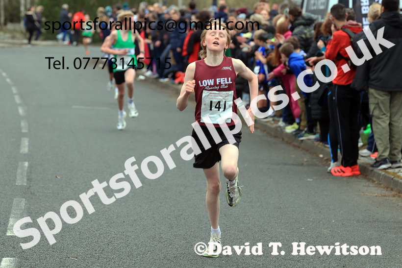 Boys and Girls Under-14s, 2026 Elswick Harriers Good Friday Road Relays and Young Athletes, Newburn,  Newcastle upon Tyne. Photo: David T. Hewitson/Sports for All Pics